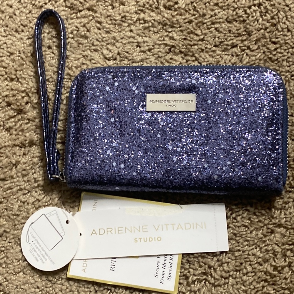 Adrienne Vittadini Zipper Around Wallet With‎ Phone Pocket/ Wristlet